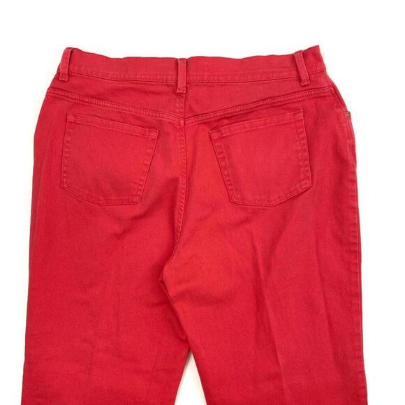 Gloria Vanderbilt Amanda Straight Leg Women's size 16 Medium Pink Denim Jeans - Picture 3 of 5